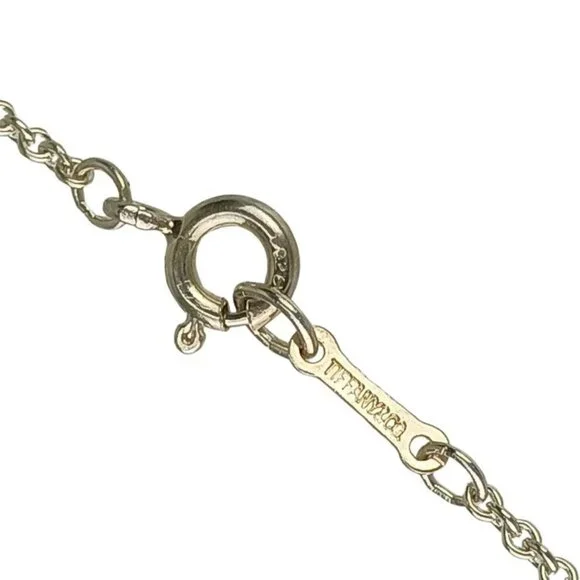 Tiffany & Co Necklace Elsa Peretti Open Heart Sv SV 925 Big